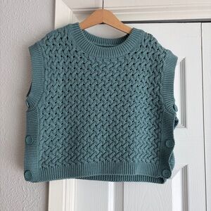 ZARA Girls 11-12 Knit Sweater Vest